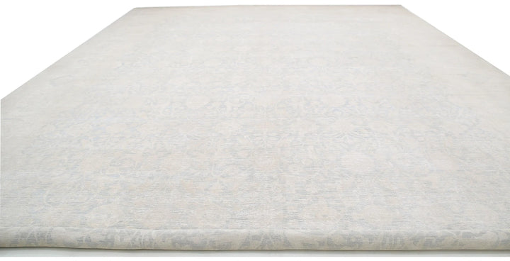 Afghan Tabriz Rug 17' 10" x 25' 1" Hand-Knotted | No. AT72418