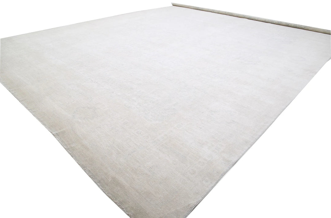 Afghan Tabriz Rug 17' 10" x 25' 1" Hand-Knotted | No. AT72418