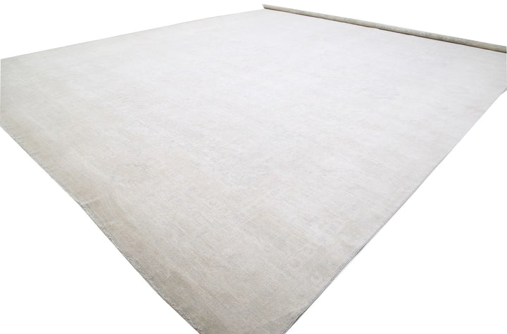 Afghan Tabriz Rug 17' 10" x 25' 1" Hand-Knotted | No. AT72418