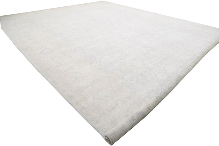 Afghan Tabriz Rug 17' 10" x 25' 1" Hand-Knotted | No. AT72418