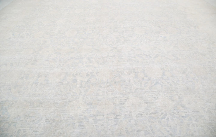 Afghan Tabriz Rug 17' 10" x 25' 1" Hand-Knotted | No. AT72418