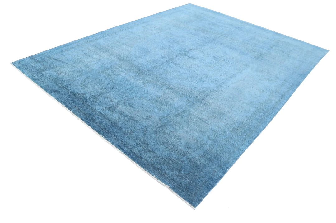 Afghan Overdye Rug 7' 8" x 10' 1" Hand-Knotted | No. AT72434