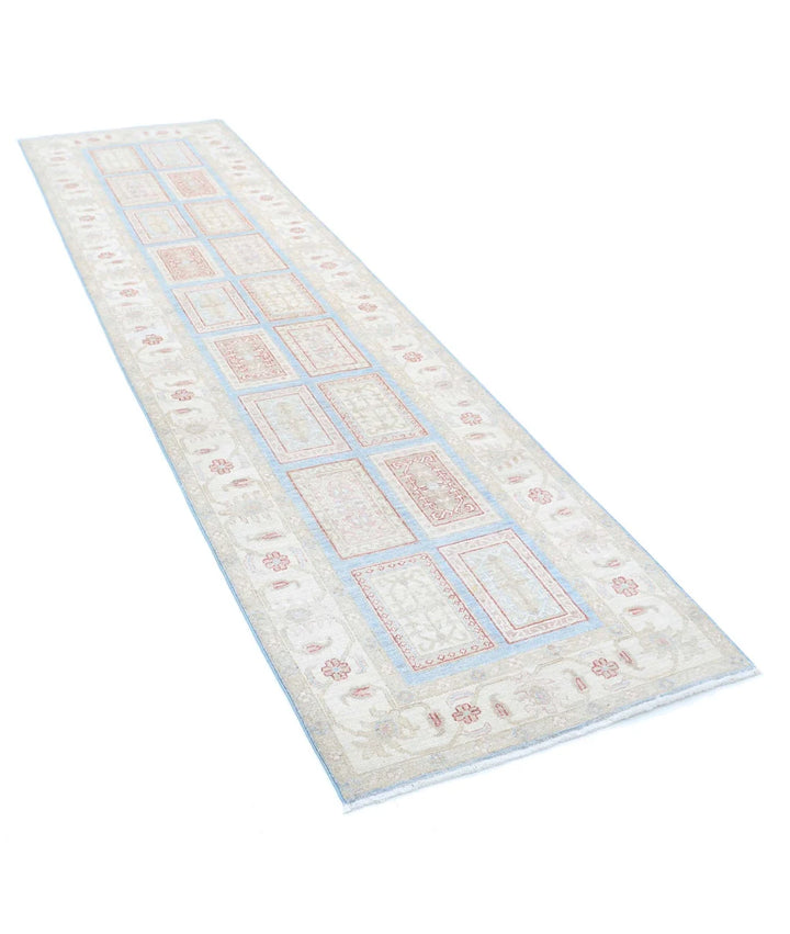 Afghan Serenity Rug 2' 7" x 10' 1" Hand-Knotted | No. AT72486