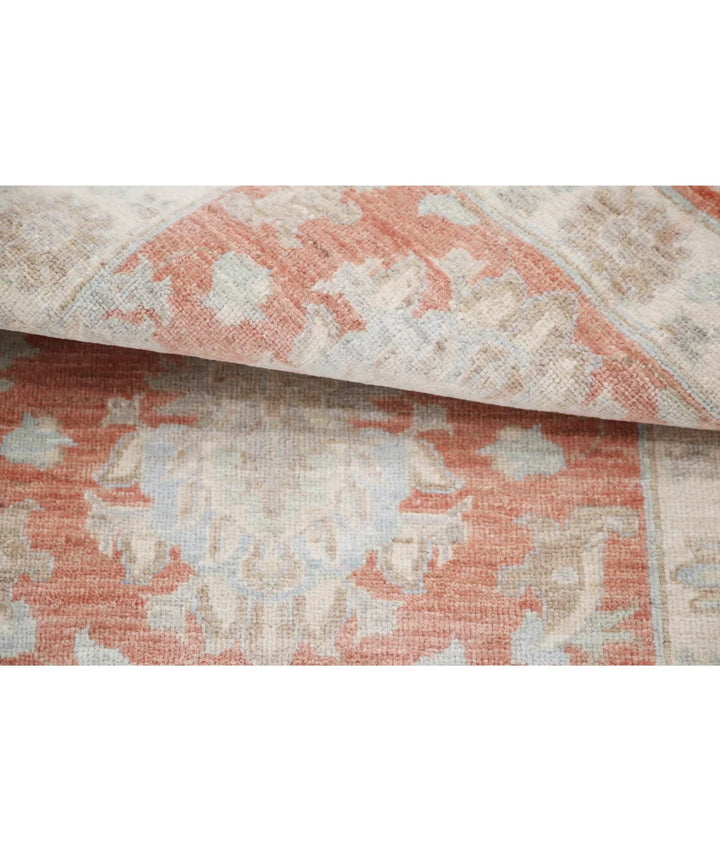 Rust Afghan Serenity Rug 2' 3" x 3' 0" Hand-Knotted | No. AT72602