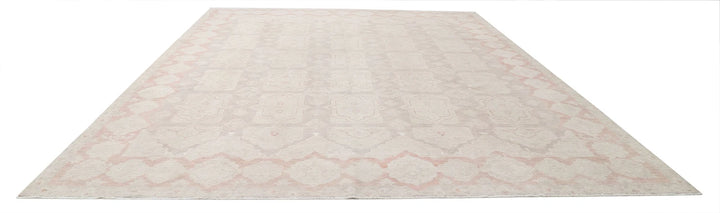 Brown Afghan Serenity Rug 9' 11" x 14' 2" Hand-Knotted | No. AT72620