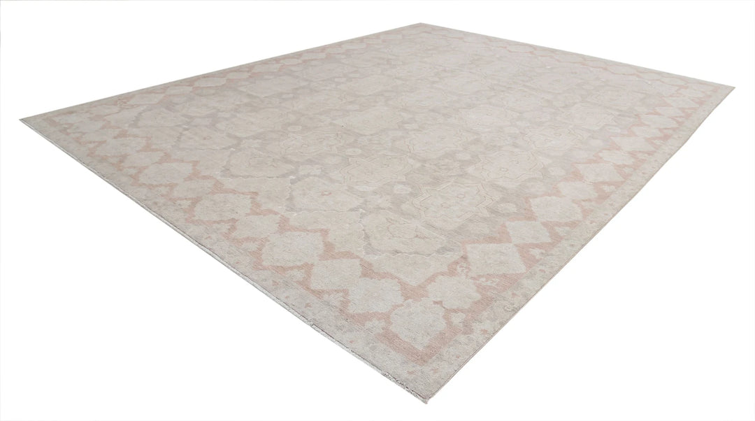 Brown Afghan Serenity Rug 9' 11" x 14' 2" Hand-Knotted | No. AT72620
