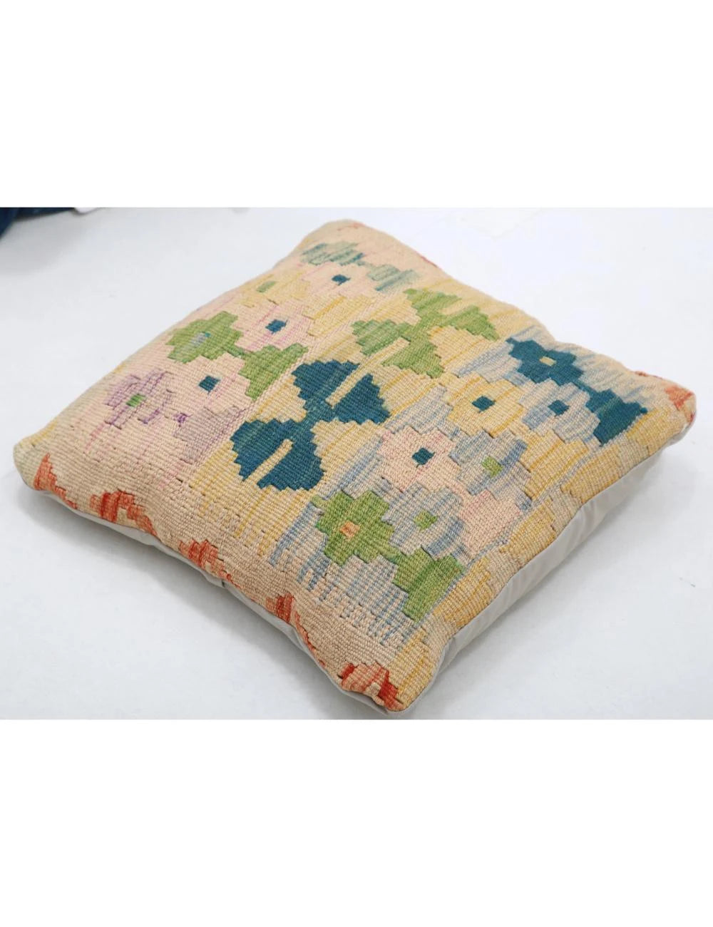 Multicolor Afghan Tribal Rug Flat-weave | No. AT72960