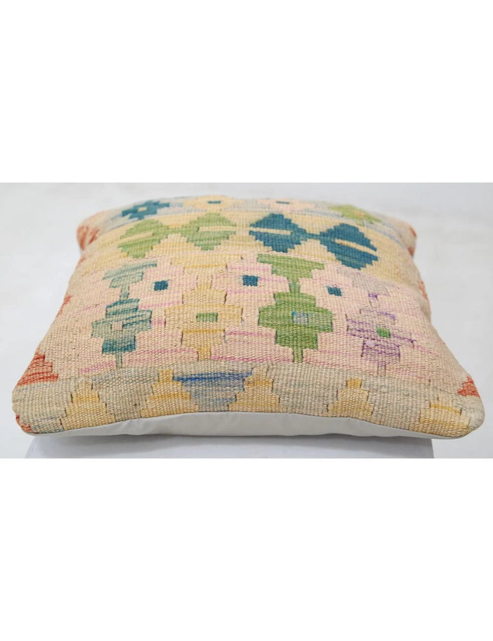 Multicolor Afghan Tribal Rug Flat-weave | No. AT72960