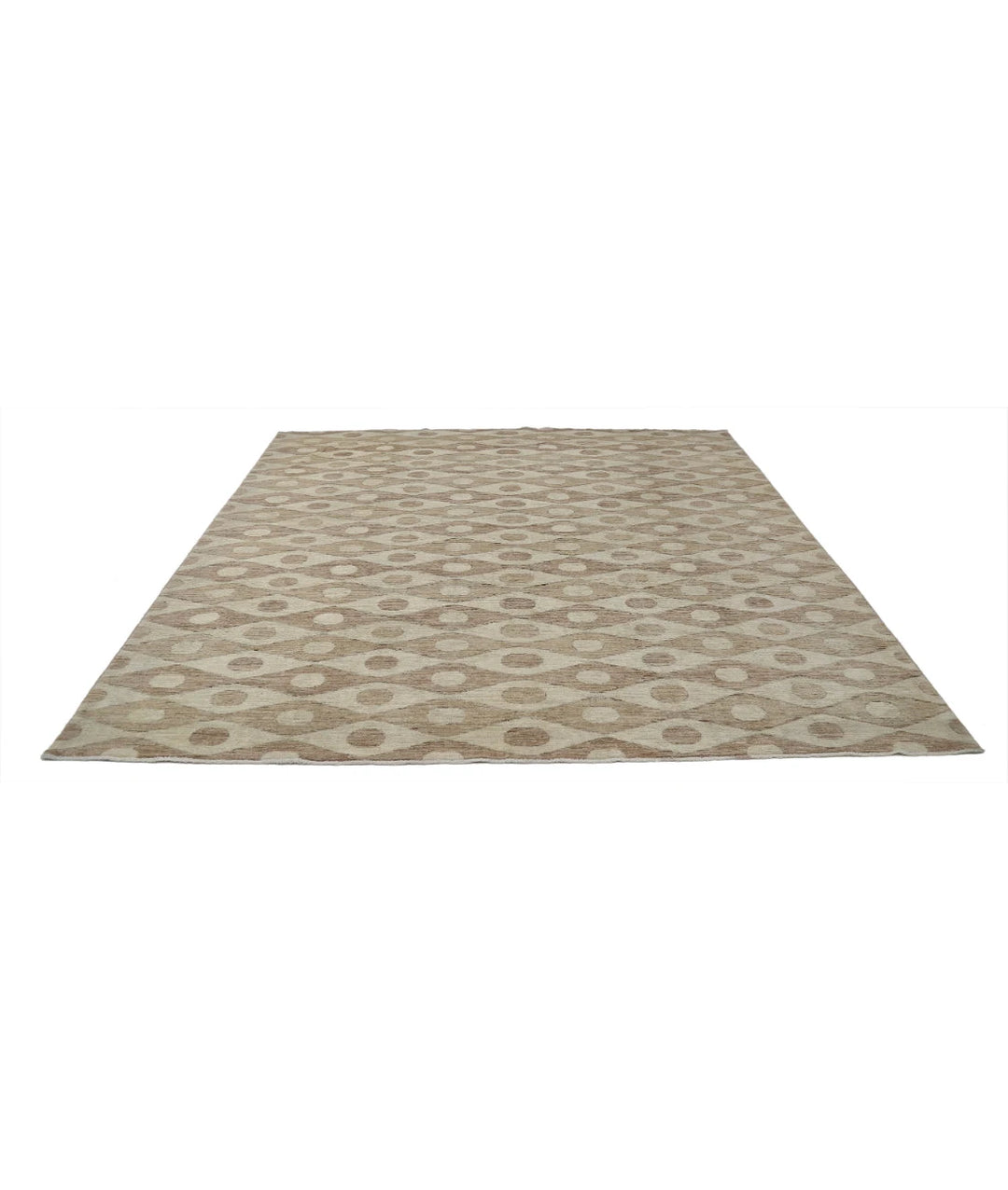 Afghan Modcar Rug 8' 3" x 8' 3" Hand-Knotted | No. AT73001