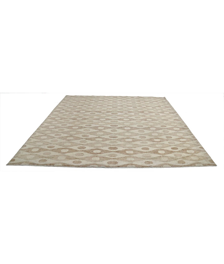 Afghan Modcar Rug 8' 3" x 8' 3" Hand-Knotted | No. AT73001
