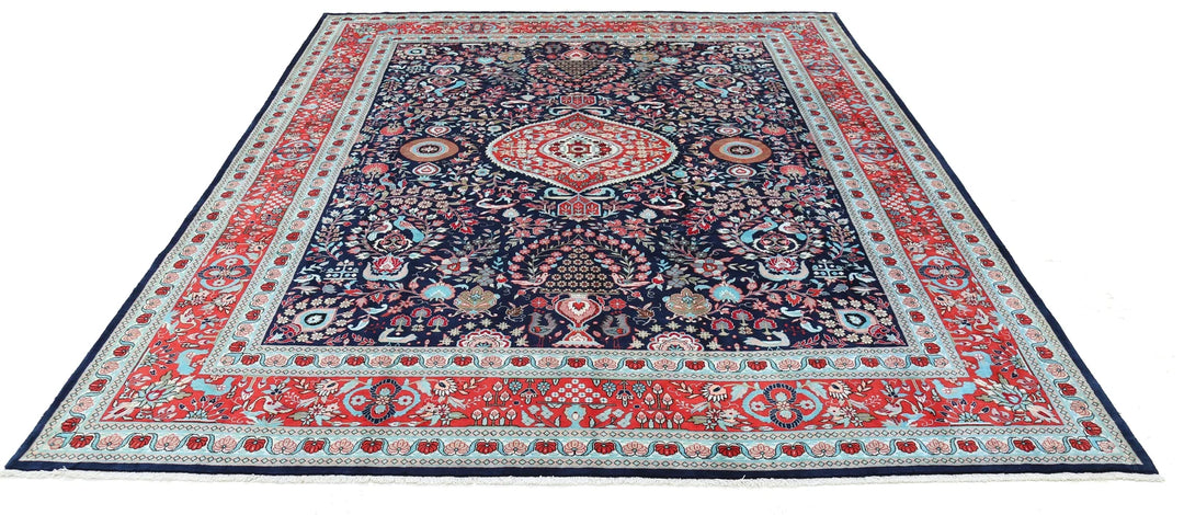 Chinese Floral Rug 8' 0" x 9' 11" Hand-Knotted | No. AT73245