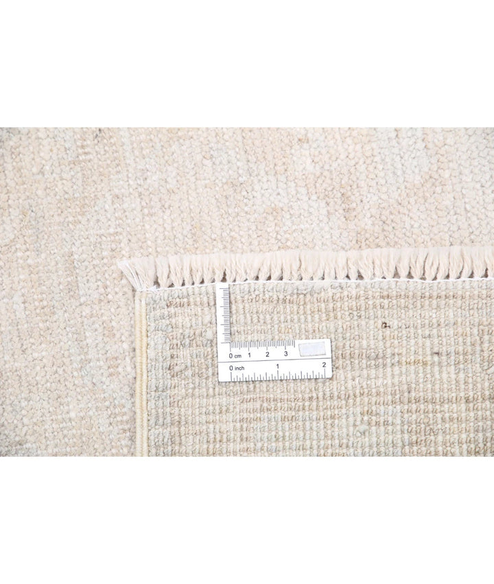 Ivory Afghan Khotan Rug 8' 4" x 11' 4" Hand-Knotted | No. AT73372