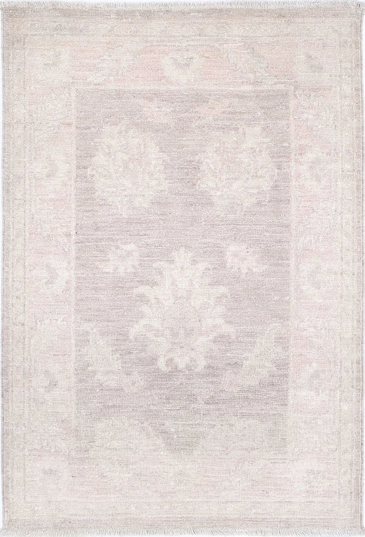 Afghan Serenity Rug 2' 1" x 3' 1" Hand-Knotted | No. AT73379