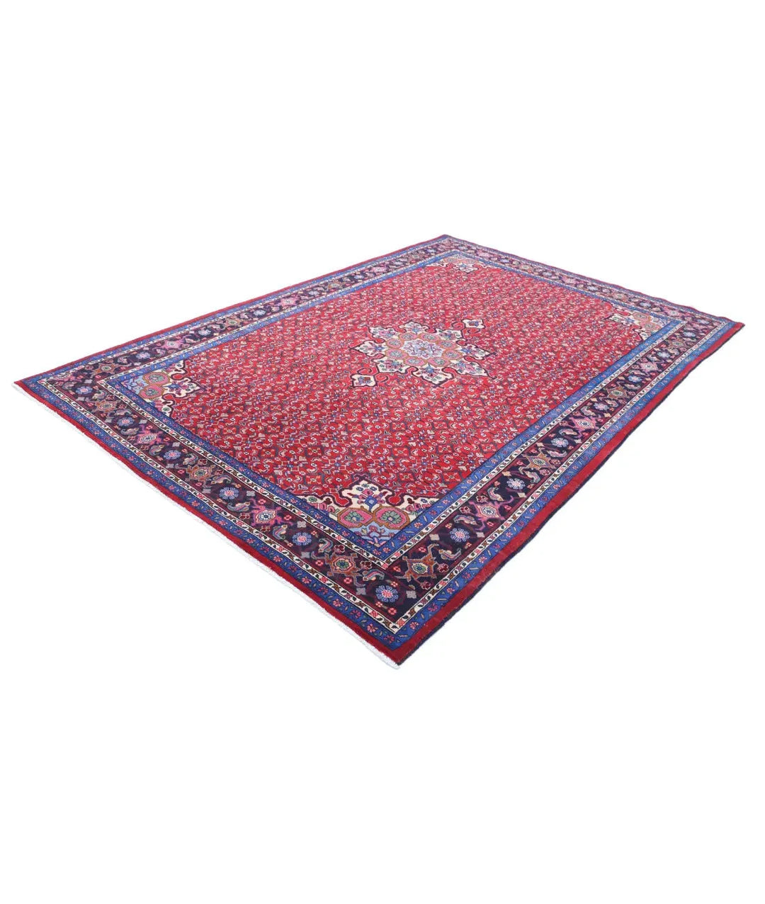 Persian Bijar Rug 6' 5" x 9' 9" Hand-Knotted | No. AT73463