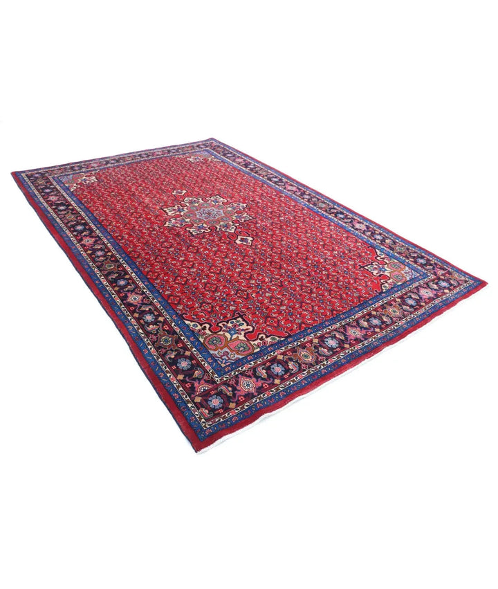 Persian Bijar Rug 6' 5" x 9' 9" Hand-Knotted | No. AT73463