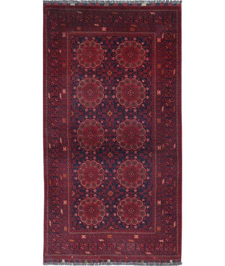 Afghan Khamyab Rug 3' 4" x 6' 2" Hand-Knotted | No. AT73497
