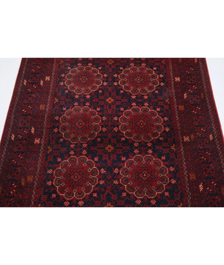 Afghan Khamyab Rug 3' 4" x 6' 2" Hand-Knotted | No. AT73497