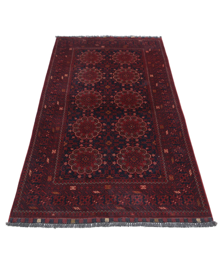 Afghan Khamyab Rug 3' 4" x 6' 2" Hand-Knotted | No. AT73497