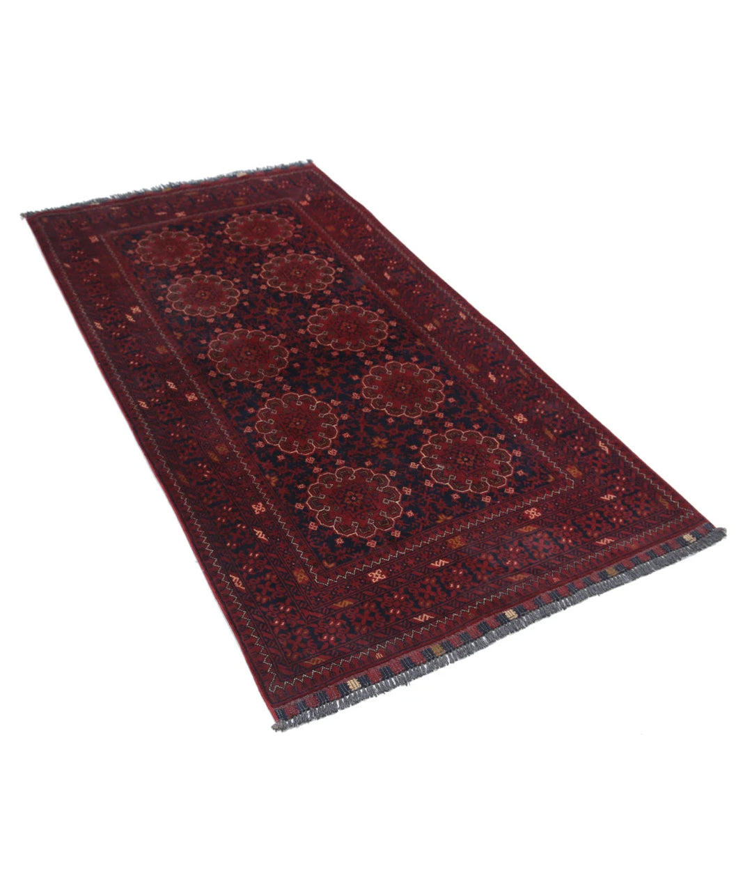 Afghan Khamyab Rug 3' 4" x 6' 2" Hand-Knotted | No. AT73497