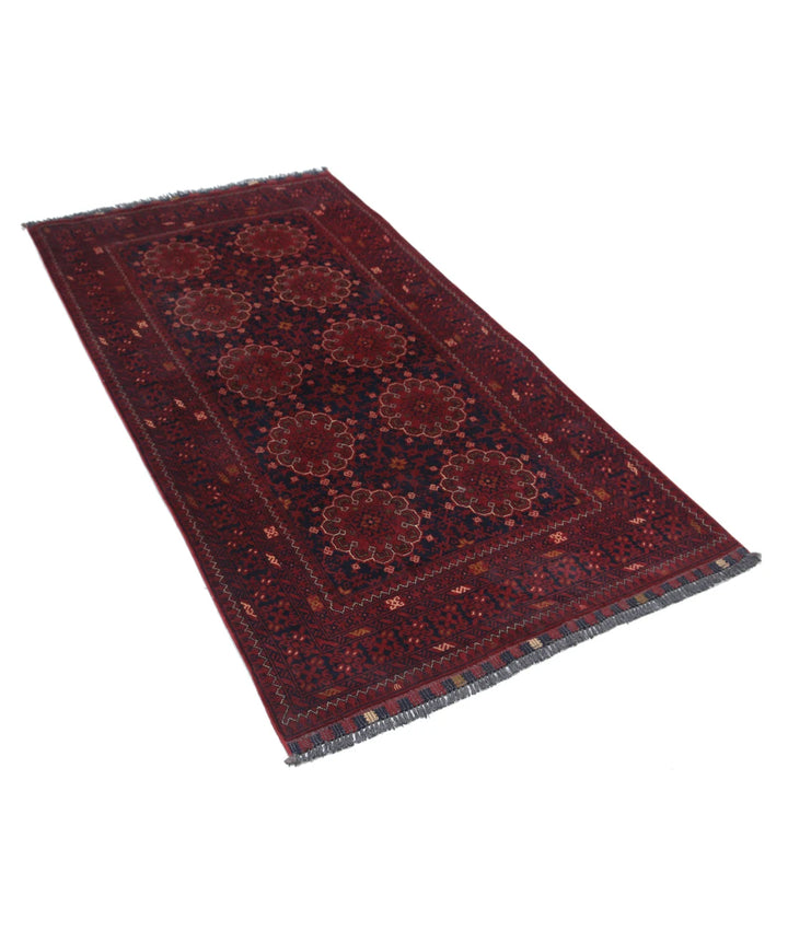 Afghan Khamyab Rug 3' 4" x 6' 2" Hand-Knotted | No. AT73497