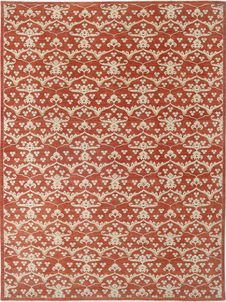 Afghan Oriental Rug 9' 8" x 13' 3" Hand-Knotted | No. AT73545
