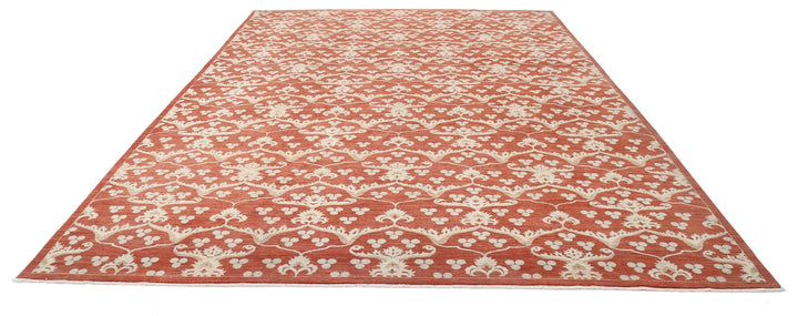 Afghan Oriental Rug 9' 8" x 13' 3" Hand-Knotted | No. AT73545