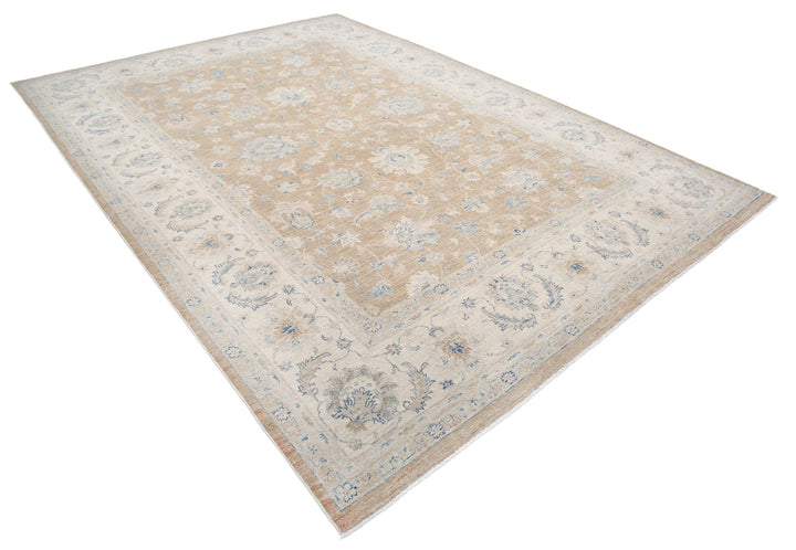 Afghan Serenity Rug 8' 0" x 11' 4" Hand-Knotted | No. AT73809