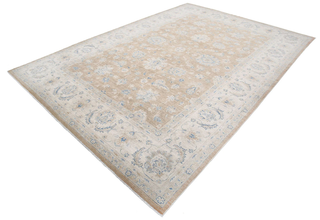 Afghan Serenity Rug 8' 0" x 11' 4" Hand-Knotted | No. AT73809