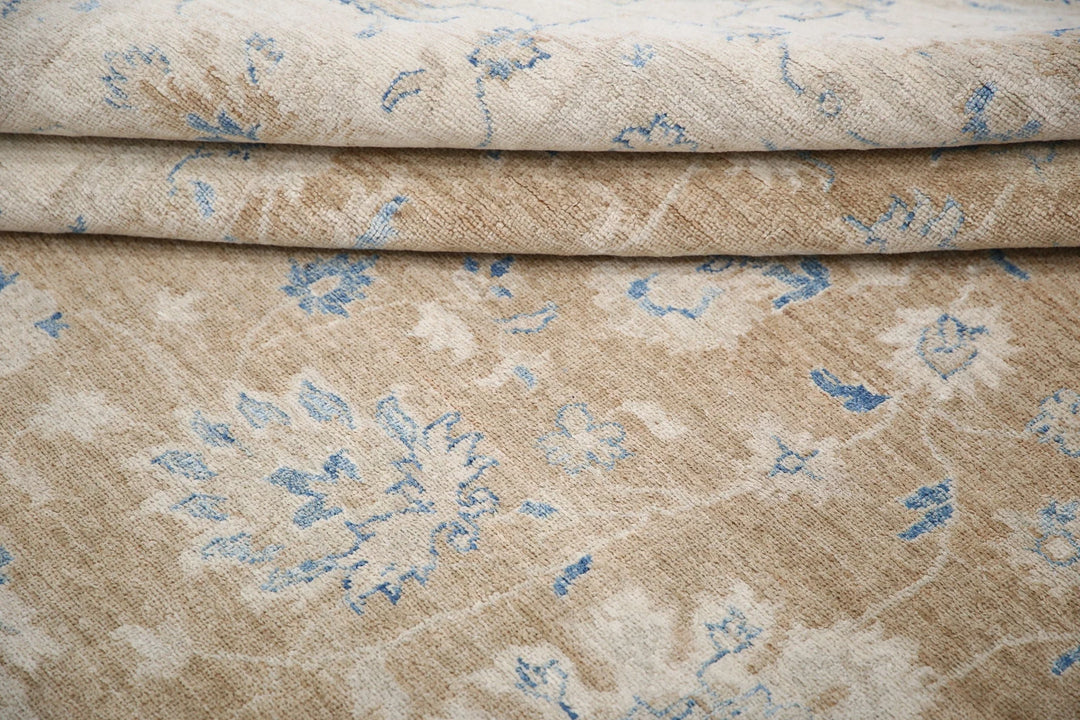 Afghan Serenity Rug 8' 0" x 11' 4" Hand-Knotted | No. AT73809