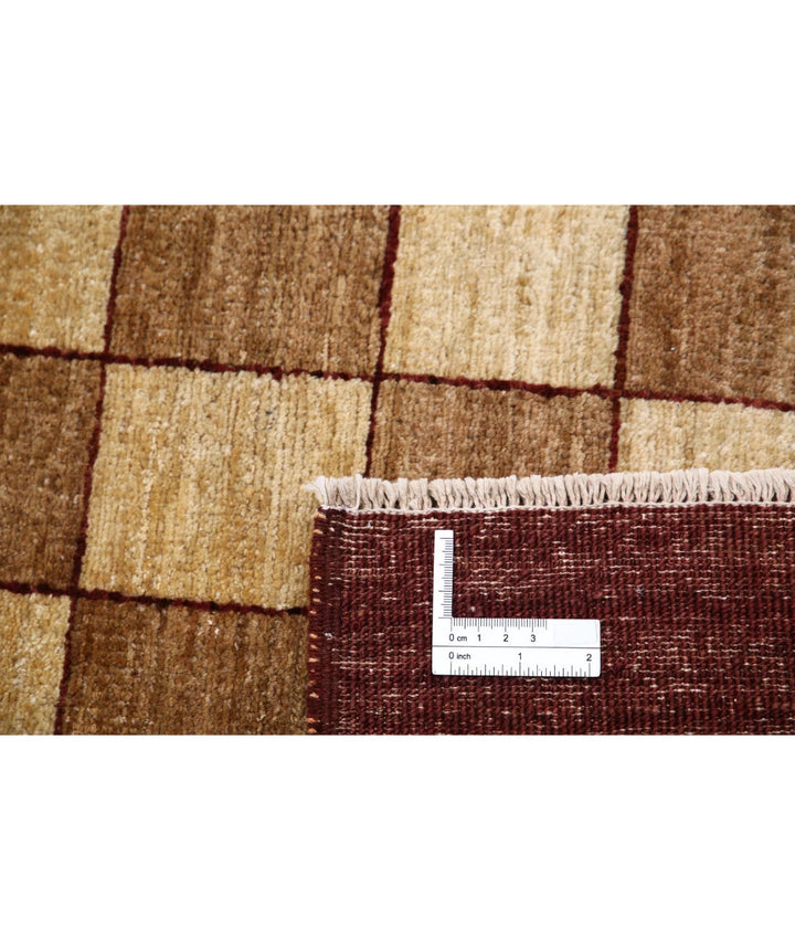 Afghan Modcar Rug 6' 7" x 9' 4" Hand-Knotted | No. AT73819