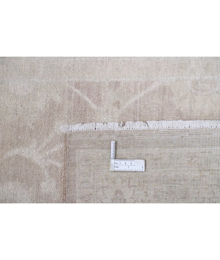 Brown Afghan Runner Rug 2' 9" x 9' 11" Hand-Knotted | No. AT738517