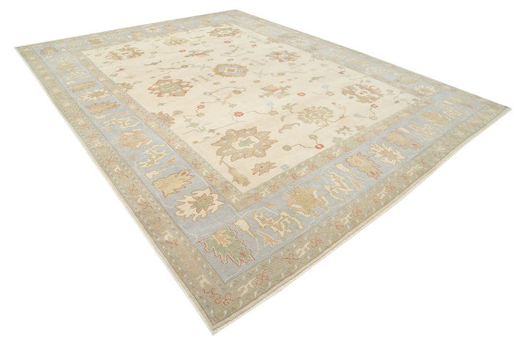 Turkish Oushak Rug 10' 10" x 14' 2" Hand-Knotted | No. AT73922