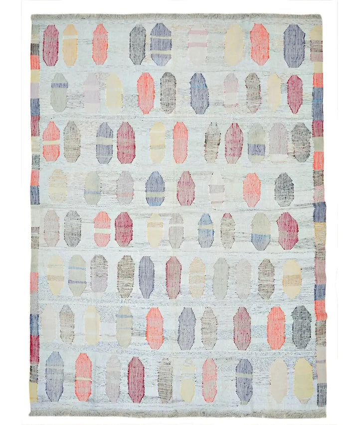 Turkish Kilim Rug 10' 0" x 13' 5" Hand-Knotted | No. AT73931