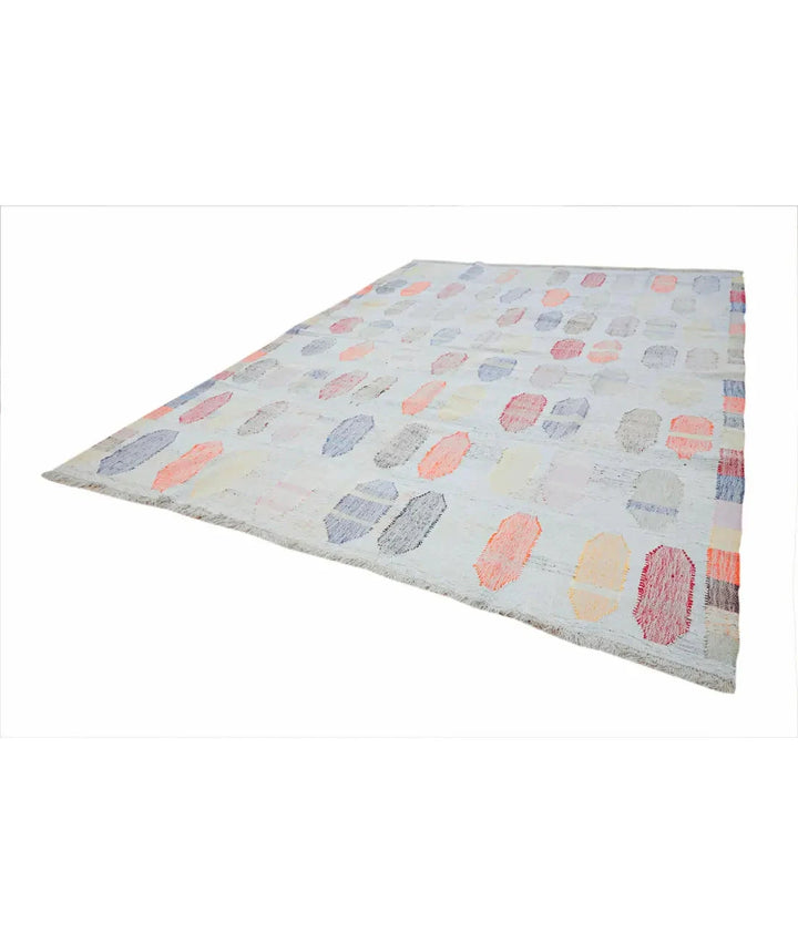 Turkish Kilim Rug 10' 0" x 13' 5" Hand-Knotted | No. AT73931