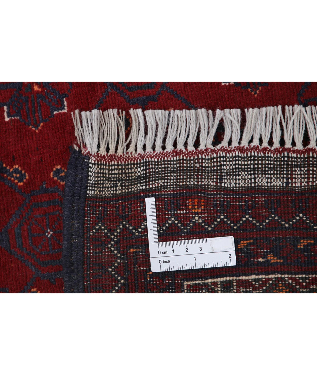 Afghan Beljik Rug 4' 0" x 4' 8" Hand-Knotted | No. AT73947