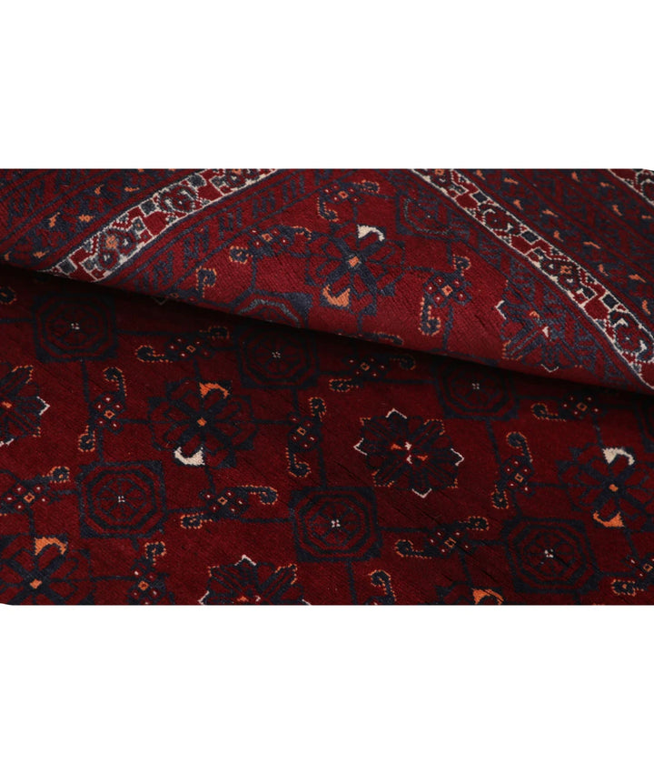 Afghan Beljik Rug 4' 0" x 4' 8" Hand-Knotted | No. AT73947