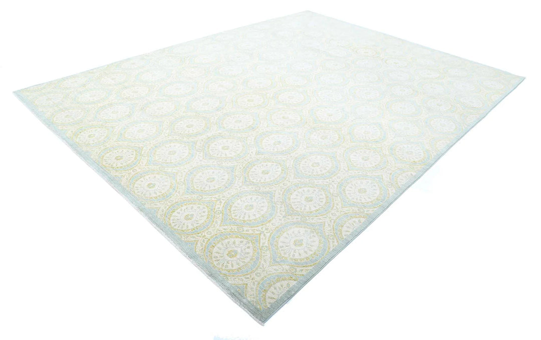 Afghan Oriental Rug 8' 11" x 11' 10" Hand-Knotted | No. AT73953