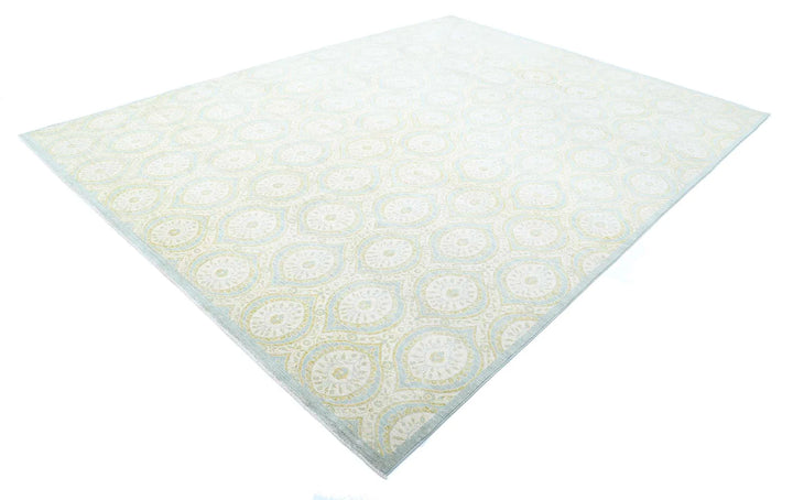 Afghan Oriental Rug 8' 11" x 11' 10" Hand-Knotted | No. AT73953