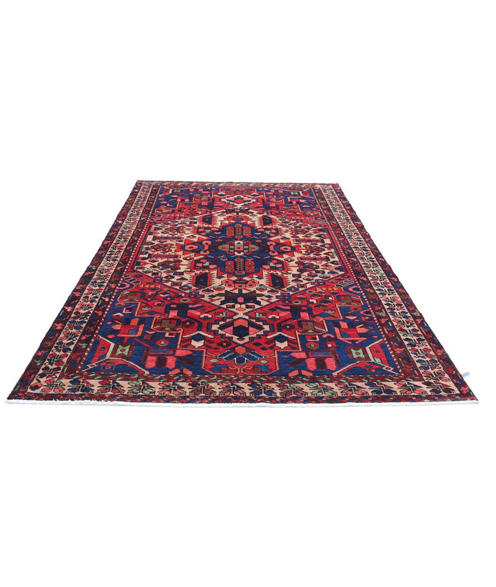 Persian Bakhtiari Rug 6' 7" x 10' 2" Hand-Knotted | No. AT74161