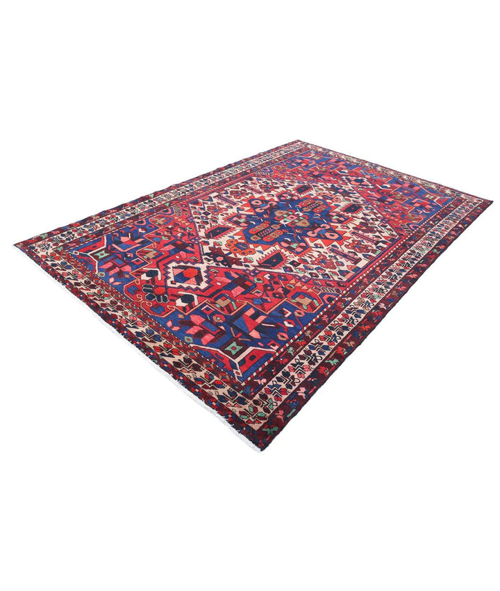 Persian Bakhtiari Rug 6' 7" x 10' 2" Hand-Knotted | No. AT74161