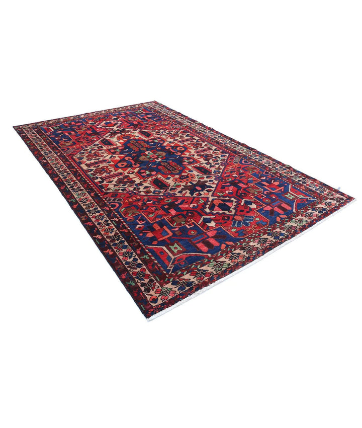 Persian Bakhtiari Rug 6' 7" x 10' 2" Hand-Knotted | No. AT74161