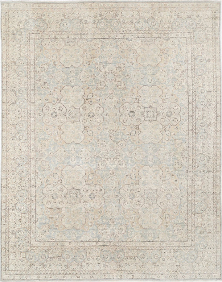 Afghan Serenity Rug 9' 0" x 11' 3" Hand-Knotted | No. AT74246