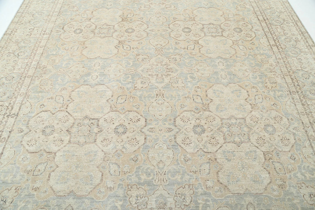 Afghan Serenity Rug 9' 0" x 11' 3" Hand-Knotted | No. AT74246