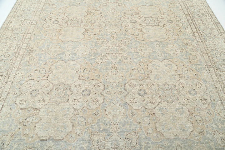Afghan Serenity Rug 9' 0" x 11' 3" Hand-Knotted | No. AT74246