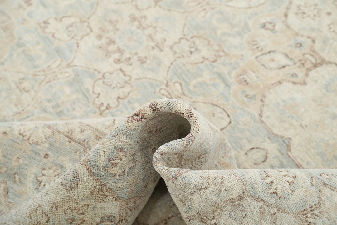 Afghan Serenity Rug 9' 0" x 11' 3" Hand-Knotted | No. AT74246