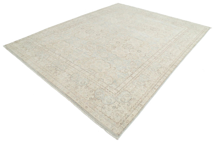Afghan Serenity Rug 9' 0" x 11' 3" Hand-Knotted | No. AT74246