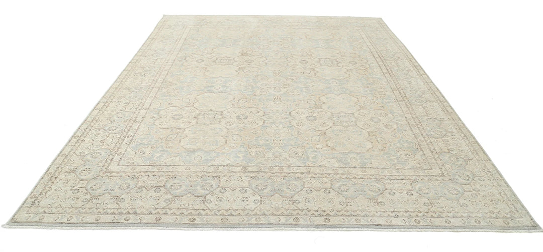 Afghan Serenity Rug 9' 0" x 11' 3" Hand-Knotted | No. AT74246