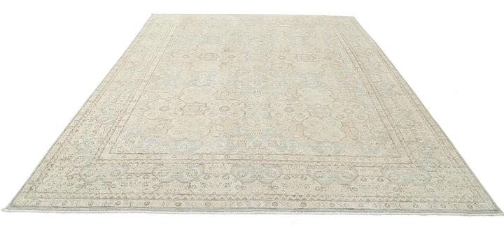 Afghan Serenity Rug 9' 0" x 11' 3" Hand-Knotted | No. AT74246
