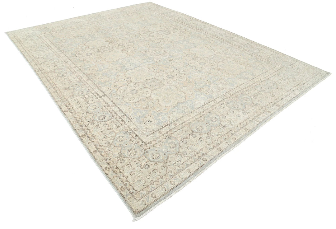 Afghan Serenity Rug 9' 0" x 11' 3" Hand-Knotted | No. AT74246