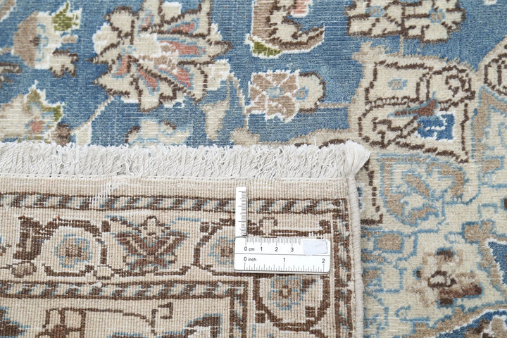 Persian Nain Vintage Rug 2' 11" x 4' 6" Hand-Knotted | No. AT74290